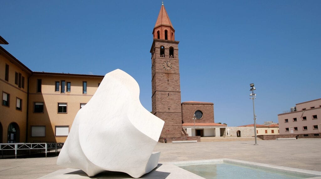 Piazza Roma a Carbonia