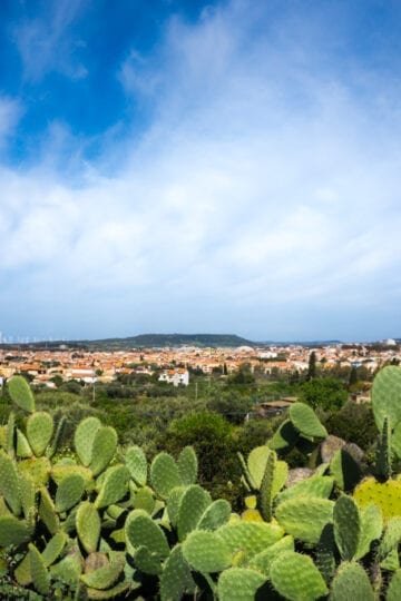 Panoramica della città di Carbonia