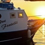 Pescaturismo I Due Fratelli al tramonto