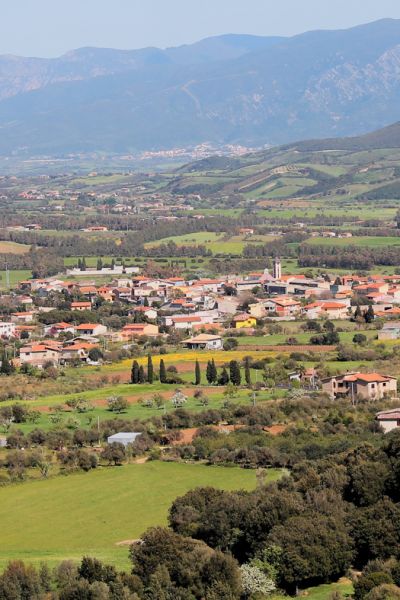 Perdaxius vista panoramica del paese